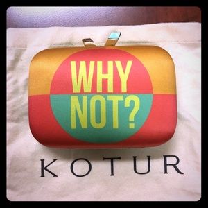 Super Rare Kotur Morley “Maybe Why Not” Clutch